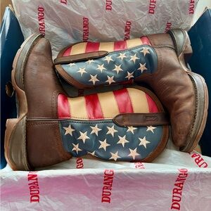 Durango Patriotic Star Striped Boots
